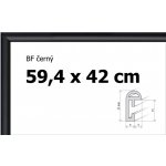 BFHM Plastový rám 59,4x42cm A2 černý – Sleviste.cz