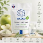 ZEOZOE Přírodní zubní prášek zelené jablko Refill 30 g – Hledejceny.cz