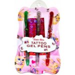 Gelová pera tetovací 3 ks – Zboží Dáma