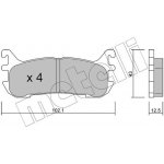 KLOCKI HAM.MAZDA MX5 94-05 TYL – Hledejceny.cz