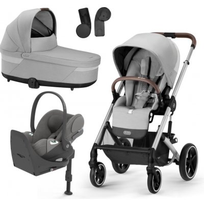 Cybex Balios 2023 sada Plus 5v1 Balios S Lux + Cot S Lux + Cloud T Plus + Base T – Zboží Mobilmania