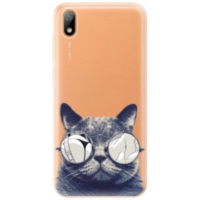 Pouzdro iSaprio - Crazy Cat 01 - Huawei Y5 2019 – Zboží Mobilmania