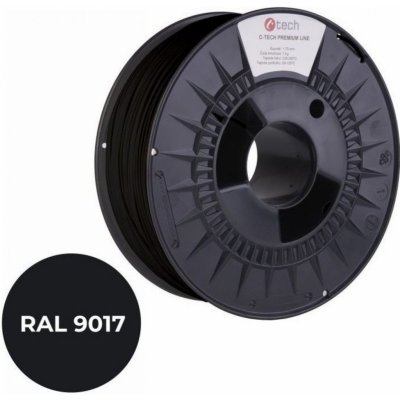 C-Tech Premium Line PLA, dopravní černá, RAL9017, 1,75mm, 1kg (3DF-P-PLA1.75-9017) – Zbozi.Blesk.cz