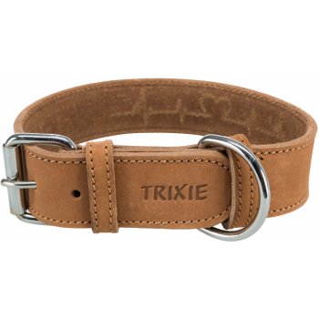 Trixie Rustic kožený obojek Heartbeat