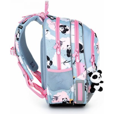 Topgal batoh s pandami ELLY modro-růžová – Zboží Mobilmania