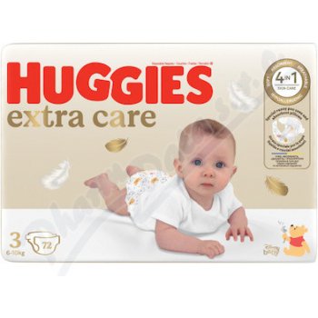 Huggies Extra Care 3 72 ks