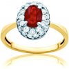 Prsteny Savicki prsten Red Passion dvoubarevné zlato rubín PI ZB-RD 00121