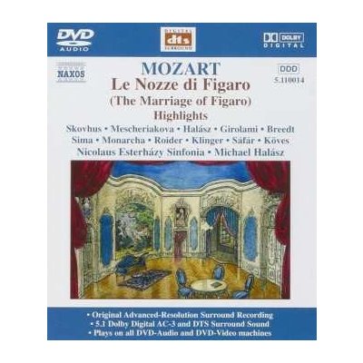 Mozart Wolfgang Amadeus - Le Nozze Di Figaro DVD – Hledejceny.cz