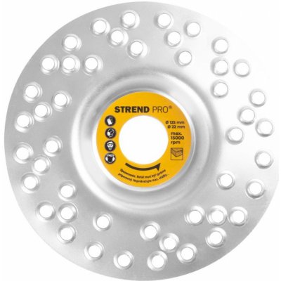 Kotouč brusný na dřevo, s otvory 125mm – Zboží Dáma