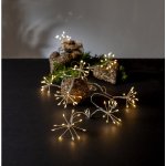 Světelný LED řetěz 90 světýlek délka 2,1 m Star Trading Dew Drop Flower - stříbrný – Hledejceny.cz