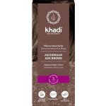 Khadi rostlinná barva na vlasy Henna POPELAVĚ HNĚDÁ 100 g – Zboží Dáma