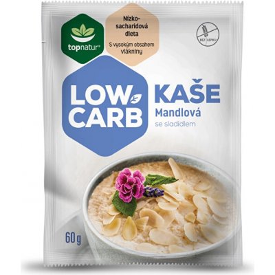 Topnatur Low Carb Kaše mandlová 25x60 g