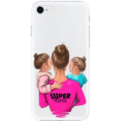 Pouzdro iSaprio - Super Mama - Two Girls na mobil Apple iPhone SE 2020 / Apple iPhone SE 2022