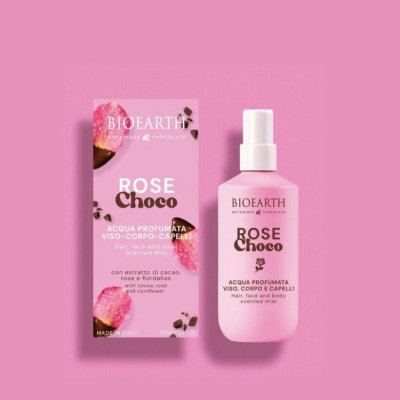 BIOEARTH Rose Choco Zklidňující mlha tvář tělo vlasy 100 ml – Sleviste.cz