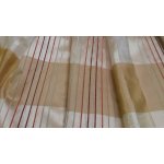 Záclona - kombinace voál a organza s žinylkovými proužky 300 cm – Hledejceny.cz