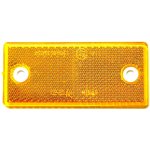 odrazka oranžová na šrouby 90x40mm | Zboží Auto