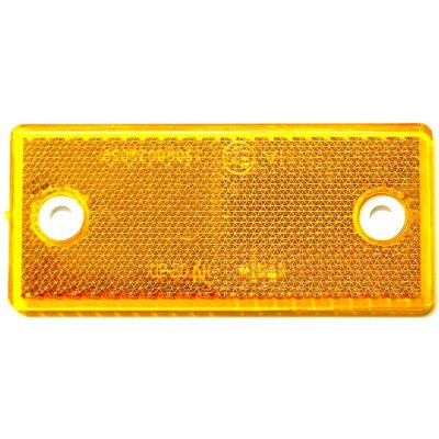 odrazka oranžová na šrouby 90x40mm | Zboží Auto
