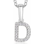 Sofia Diamonds zlatý přívěsek písmeno D PAC322 D – Zboží Mobilmania