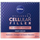 Pleťový krém Nivea Hyaluron Cellular Filler remodelační noční krém 50 ml