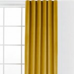 Sametový závěs FILUMI hořčicový 140 x 250 cm 1 ks – Hledejceny.cz