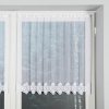 Záclona Dekorační metrážová vitrážová záclona VIOLA bílá výška 70 cm MyBestHome