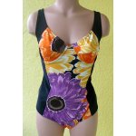 Body Wear P10 jednodílné černooranžová – Zboží Dáma