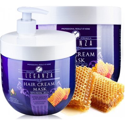 Leganza krémová maska na vlasy s mateří kašičkou 1000 ml – Zbozi.Blesk.cz