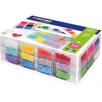 Korálky zažehlovací v plastovém v boxu - 12 000 ks – Zboží Dáma