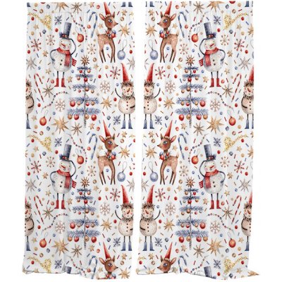 IMPAR Závěsy Vánoční relax (Rozměr : 140x250, Materiál: Interlock) – Zboží Mobilmania