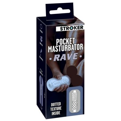 Stroker Rave fake pussy masturbator translucent