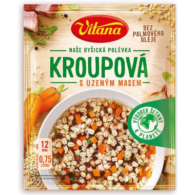 Vitana Kroupová polévka s uzeným masem 55 g – Hledejceny.cz