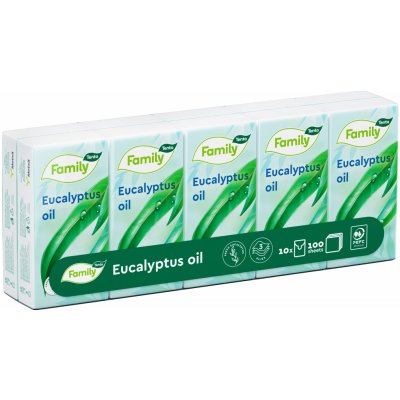 Tento Fresh papírové kapesníčky eucalyptus 3-vrstvé 10 x 10 ks – Zboží Dáma