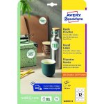 Avery Zweckform 6226REV-10 Kulaté etikety 60mm 120 ks bílá – Zboží Dáma