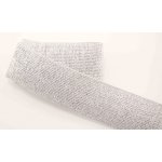 Ozdobná pruženka - bílo stříbrná - šířka 4 cm – Zbozi.Blesk.cz