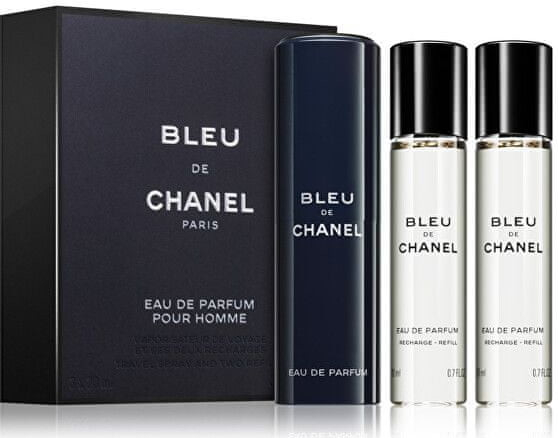 Chanel Bleu EDP 3 x 20 ml pro muže dárková sada