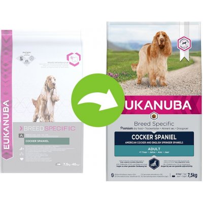 Eukanuba Cocker Spaniel 2 x 7,5 kg – Hledejceny.cz