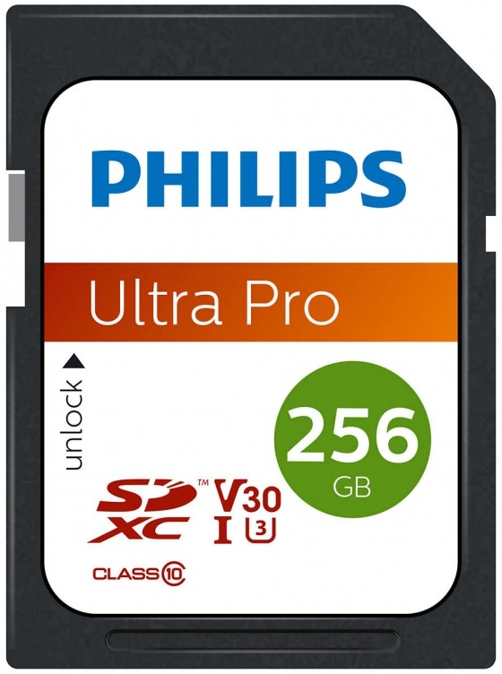 Philips SDXC UHS-I U3 256 GB FM25SD65B/00-512409