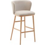 Kave Home Ciselia 75 cm Béžová s dřevěnou podnoží – Zbozi.Blesk.cz