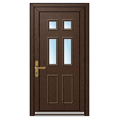 OknaDvereNaMiru.cz Vchodové plastové dveře 3D Ariel 1 bílá 90 x 210 cm – Sleviste.cz