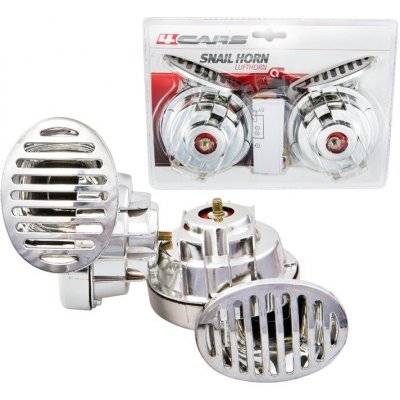 4Cars Fanfáry 12V chrom elektromagnetické | Zboží Auto