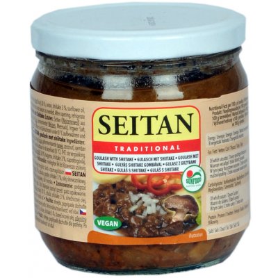 Sunfood Seitan guláš s shiitake ve skle 350 g – Zboží Dáma