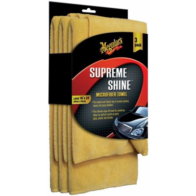 Meguiar's Supreme Shine Microfiber Towel 3 ks – Zbozi.Blesk.cz