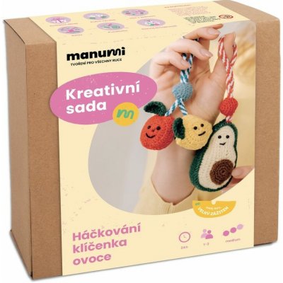 Manumi kreativní sada na háčkování přívěsku Ovoce 1 ks – Hledejceny.cz