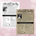 Svatební a výroční noviny - události z daného roku - Poštou – Zboží Dáma