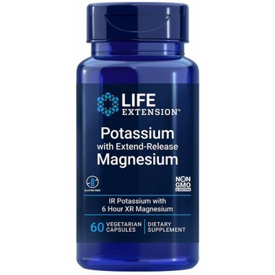 Life Extension Potassium with Extend-Release Magnesium 60 vegetariánská kapsle – Hledejceny.cz