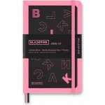 Moleskine A5 týdenní 2026-27 černorůžový – Zboží Živě