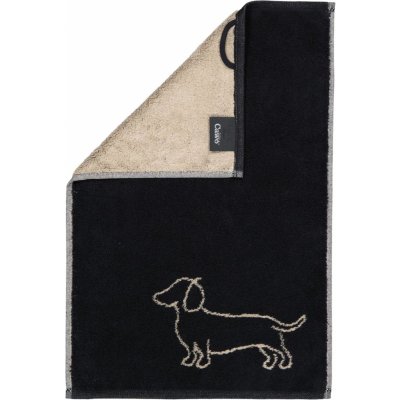 CAWÖ We Love Dogs Ručník černo béžová 30 x 50 cm – Zboží Dáma CAWÖ We Love Dogs Ručník černo béžová 30 x 50 cm – Zboží Dáma