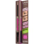 NYX Professional Makeup Zero To Brow Gel gel na obočí 05 Ash Brown 2 ml – Sleviste.cz