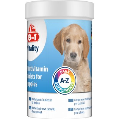 8 in 1 Pet Products Vitality Multivitamin 8in1 for Puppies 100 tbl – Hledejceny.cz