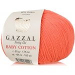 Příze Baby Cotton Gazzal 3459 neon lososová Gazzal – Hledejceny.cz